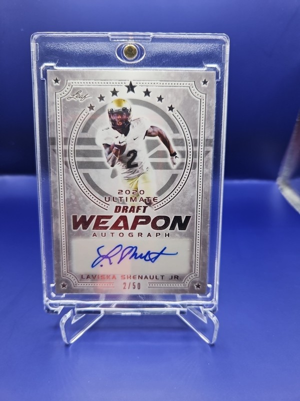 2020 Leaf Ultimate Draft - Weapon Laviska Shenault Jr. #WA-LSJ /50 (AU, RC)