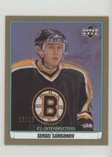2002-03 Artistic Impressions UD Retrospectives Gold 5/25 Sergei Samsonov #R8 4f5