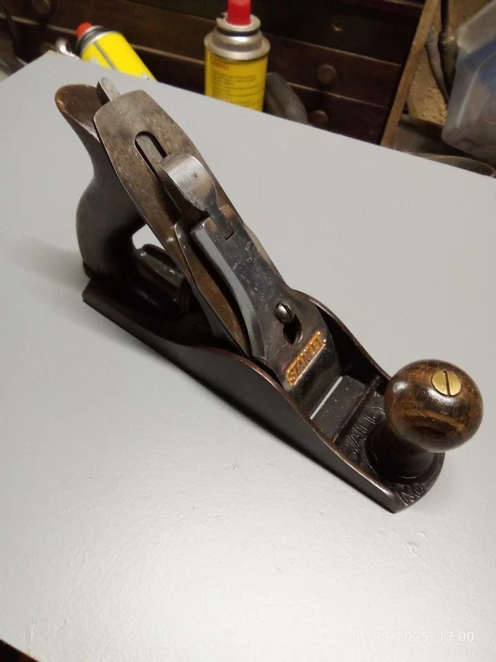 Stanley Bailey No 3 Smoothing Plane Carpentry tools Joinery tools workshop - Image 3 of 4