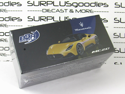 BBR 1/64 MC20 黄 2024 BBR Models 1:64 Giallo Genio Yellow MASERATI MC20 Item