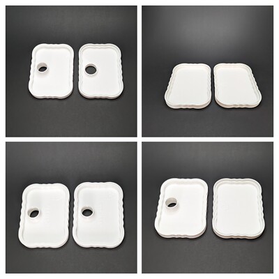  Vinyl Downspout caps, size 3X4'' (set of 6 or 8) for Kratky/N-F-T Hydroponics 