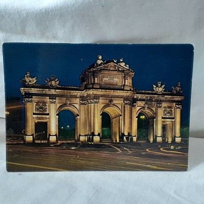 Postcard Puerta De Alcala Monument Madrid Spain No 326