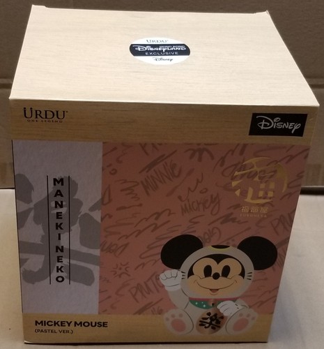 Versión Pastel Urdu Disney Fukuheya Maneki Neko Mickey Mouse Figura de 18 cm de altura - Imagen 3 de 6