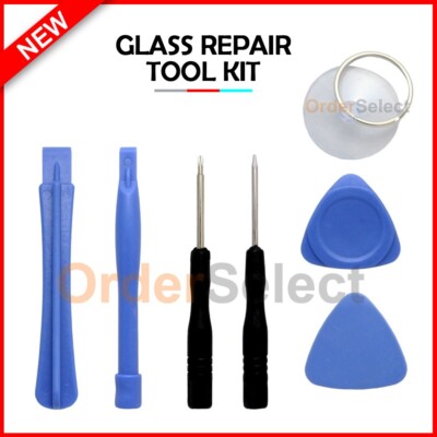 7 Pcs Glass Replacement Repair Kit Opening Tools for Xiaomi Poco F4/M3 Pro/X4 GT