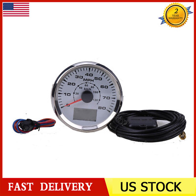 MOTOR METER RACING W PRO 85mm 3-3/8" 2 In 1 GPS Speedometer Tachometer - Foto 7