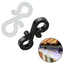 Effortless Installation with 150 Count Gutter Clip Set for Lights Outdoors