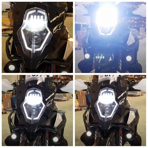 LED Scheinwerfer für KTM 1090 1190 1050 1290 Adventure 2015-2019 Tagfahrlicht - Bild 12 von 12