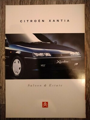 CITROEN XANTIA SX LX VSX Activa 1.6i 1.8i 1.9D 1.9TD 2.0i Sal/Est Brochure 1996