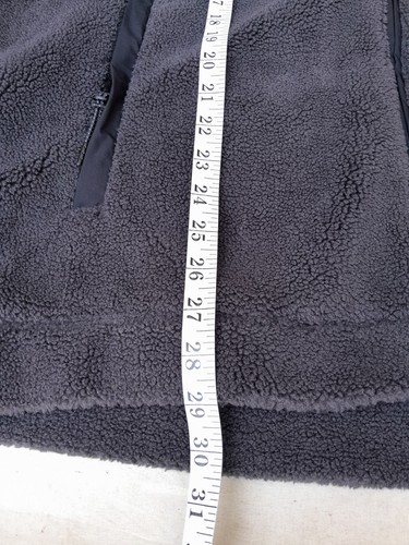 Geographical Norway Fleece Jacket Men's Extra Large Grey Zip Pockets Teddy Bear - Picture 9 of 15