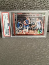 2019-20 Hoops Premium Stock Red Courtside Luka Doncic Mavericks PSA 10/ POP 10!