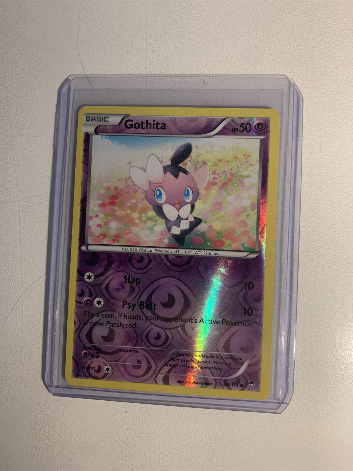 Gothita 39/111 - Furious Fists - Common - Reverse Holo - Pokemon Card TCG - LP