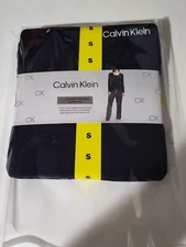 Calvin Klein Womens 2 Piece Fleece Pajama Set (Blue & Size Small) B30