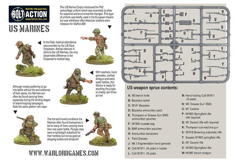 Thumbnail - Us Marines, Us Army Bolt Action Ww2, Warlord Games, Neu/ovp
