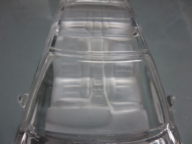 TOYOTA SUPRA Sasaki Crystal Glass Figurine Collectible Made In