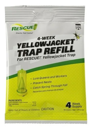 Rescue YJTA-DB12 4 Week Yellowjacket Trap Attractant Lure Refill with 2 Vials - Picture 2 of 4