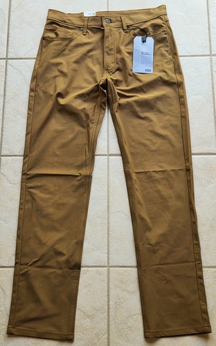 Brand New Levi's 511 Slim Fit 32x32 Men's 5-Pocket TECH GOLF Pants in Dark Mocha