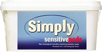 Simply Sensitive Non-Bio Lösliches Waschpulver Soft Tabs - Packung mit 200 Wäschen