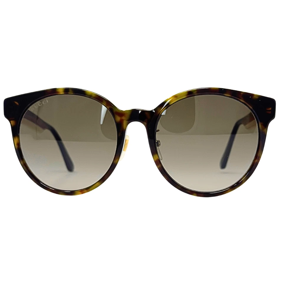 Gucci GG Logo Ophidia Red White Blue Round Sunglasses Tortoiseshell Gradient - Image 3 of 4