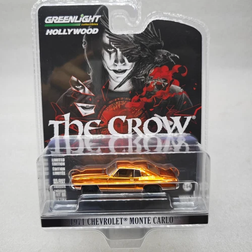 Greenlight 1:64 1971 Chevrolet Monte Carlo The Crow Car Model - Picture 2 of 3