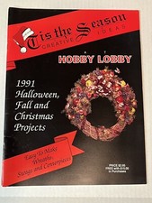 Vintage 1991 Tis The Season Hobby Lobby Holiday Project Booklet