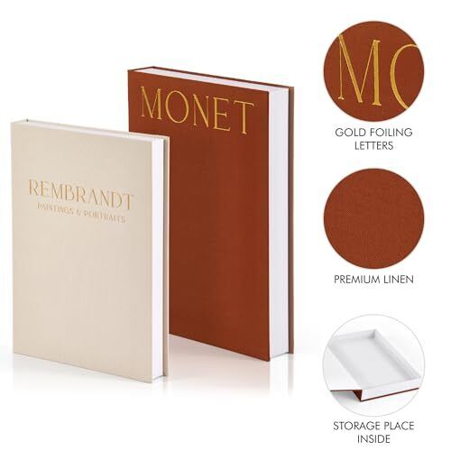 Schöne Dekobücher - 2er Set Wäscheboxen werten Ihr camel-beige auf - Bild 5 von 7