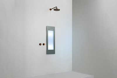 Lampada a infrarossi naturale Solarium + Luce UV Grigia Sunshower Plus S S0600-S