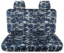 Car Seat Covers Fits Chevy Ck 1500 Truck 1990-1998 Front Bench With Headrests