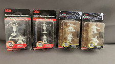 Lot of 4 D D Nolzurs Marvelous Miniatures Deep Cuts Barbarian Ranger Githzerai