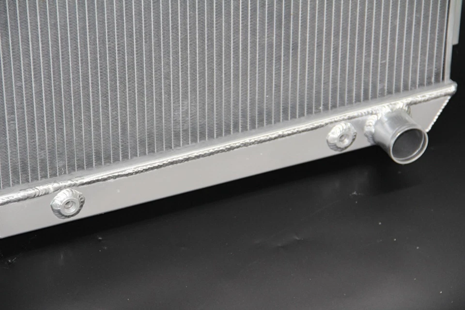 Radiador de aluminio 3 filas apto para Chevy Chevrolet Bel Air V8 5057 56 1955-1957  Foto 4 de 4