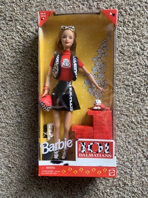 Vintage 1998 Barbie 101 Dalmatians Doll Mattel #21375 Special Edition New In Box