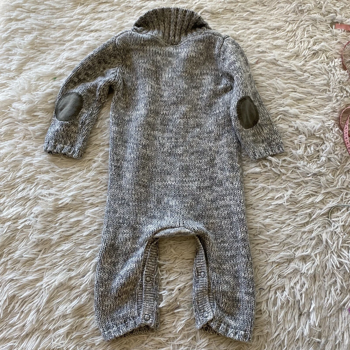 Baby boy sweater 2025 with elbow patches