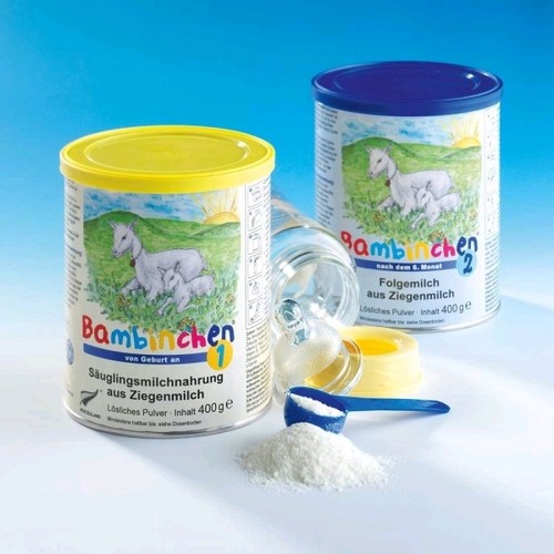 Bambinchen 1 Säuglingsnahrung, 12 Dosen, Ziegenmilch Babynahrung (37,93€/kg) - Bild 3 von 3