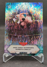 2021 Topps WWE Foilboard #30 Angel Garza Outperforms Humberto Carrillo card