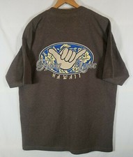 Hang Loose Hawaii T-Shirt - Brown - Size XL