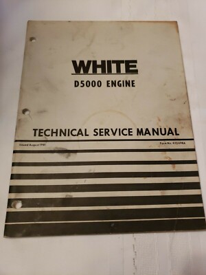 White D5000 Engine Technical Service Manual