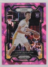 2023-24 Panini Prizm Pink Ice Prizm Colin Castleton #287 17ht