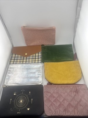 Lot Of 7 Ipsy Glam Makeup Bags Travel bags - BAGS ONLY