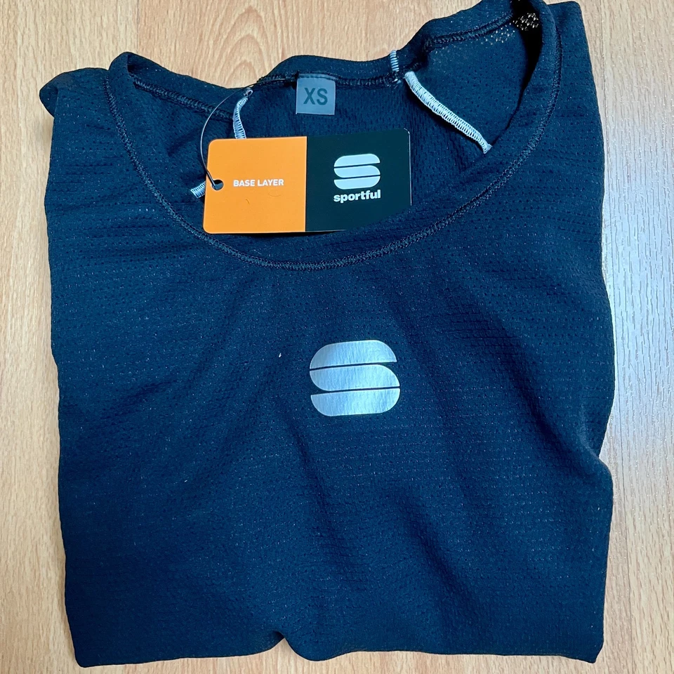 Sportful Thermodynamic Lite Base Layer T-Shirt – Black  Unisex - Size XS RRP £59 - Image 3 of 4