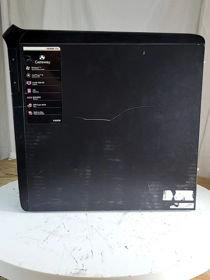 GATEWAY DX4840 Desktop PC Intel Core I3 550 8GB SEE NOTES - Image 2 of 4