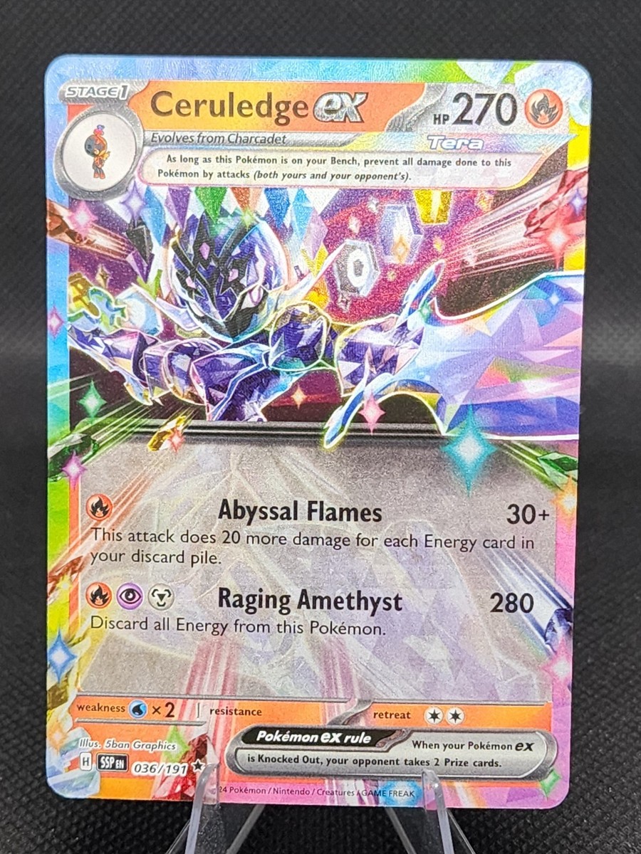 Ceruledge ex 36/191: Surging Sparks Pokemon TCG NM | eBay