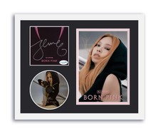 Blackpink Jennie Autographed Signed 11x14 Custom Framed CD Photo Born Pink ACOA