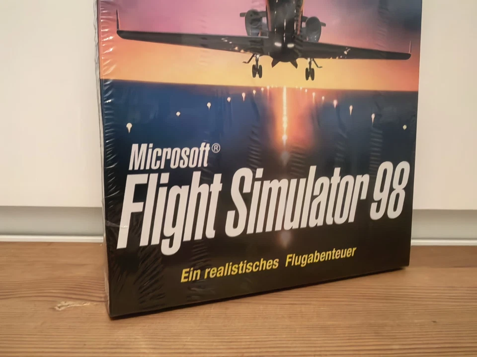 Microsoft Flight Simulator 98 PC NEU Ovp sealed DEUTSCH Big Box Karton Eurobox - Bild 3 von 4