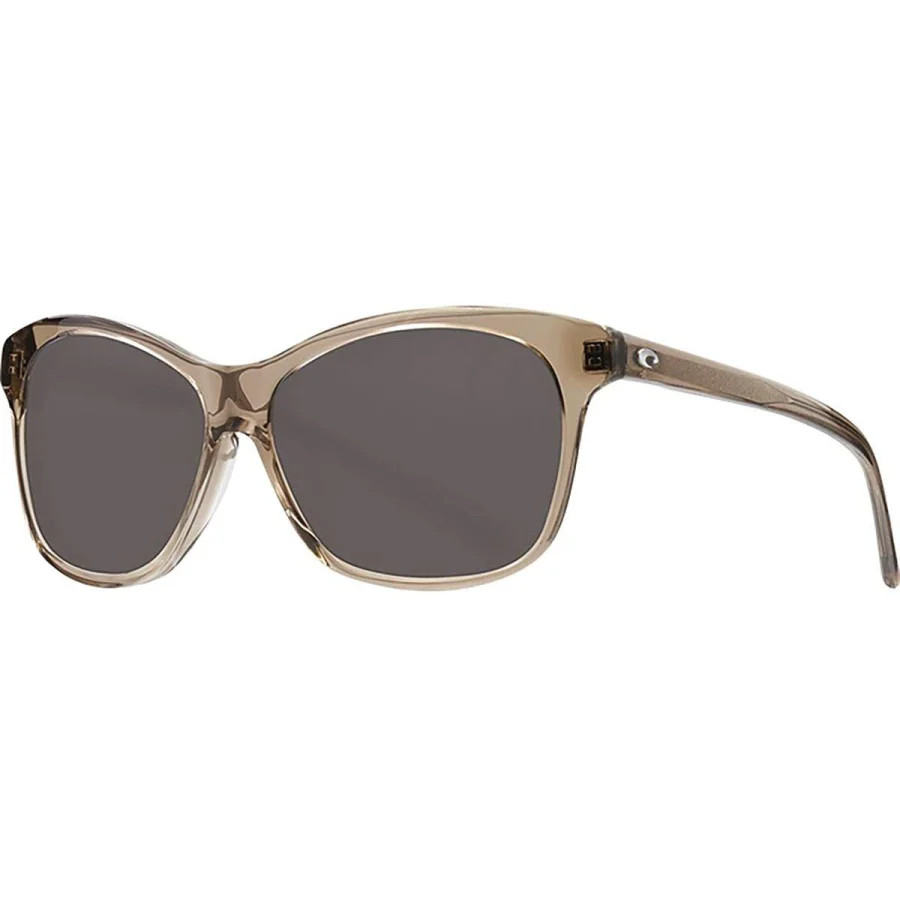 Темно-серые квадратные солнцезащитные очки унисекс Costa Del Mar Sarasota SAR 258 OGGLP