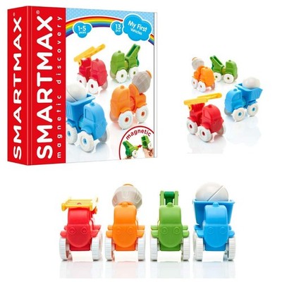 SmartMax My First Vehicles Magnetic Building Set STEM Small, Assorted 