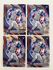 2024 Bowman's Best Pete Crow-Armstrong x4 Rookie Card RC LOT - Base Cubs PCA