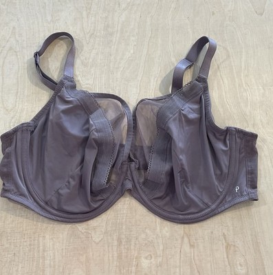 Pretty Polly Women's Naturals Non-Padded Plunge Bra Size 38G Brown