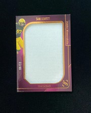 2025 Panini Silhouette Sam Leavitt #JM-SLT Jumbo Patch Jersey Bronze 11/49 QI95