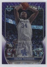 2022 Bowman U Chrome Purple Mini-Diamond Refractor /399 Oscar Tshiebwe #74 13sa