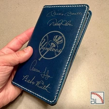 Yankee Baseball Greats Field Notes Cover - Ruth Mantle Jeter Jackson Maris DiMag