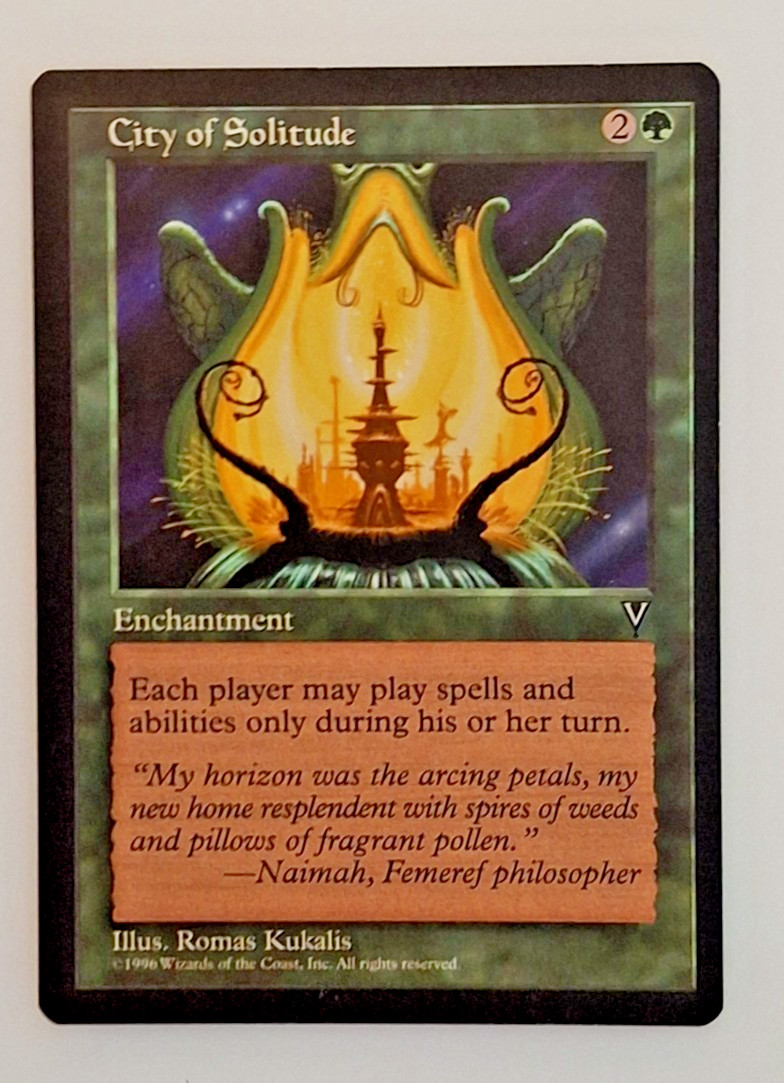 MTG City of Solitude - Visions 1997 (LP) - Reserved List card